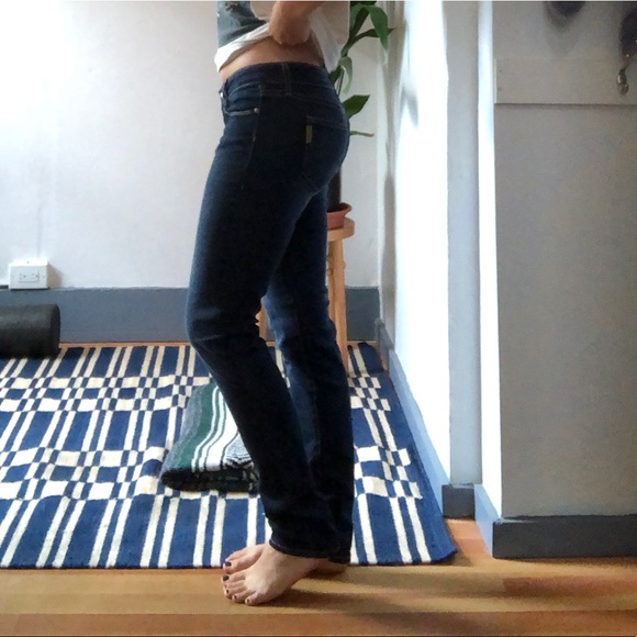 Paige dark low rise jeans - Picture 6 of 6